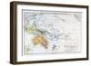 Map of the Races of Oceania and Australasia, from "The History of Mankind"-null-Framed Giclee Print