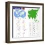 Map of the Republic of the Maldives Drawn with High Detail and Accuracy.-Volina-Framed Art Print