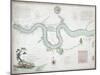 Map of the River Thames from London Bridge to Woolwich, 1802-null-Mounted Giclee Print