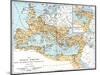 Map of the Roman Empire, 2nd Century Ad-null-Mounted Premium Giclee Print