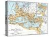Map of the Roman Empire, 2nd Century Ad-null-Stretched Canvas