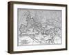 Map of the Roman Empire from 17Th Century Engraving-null-Framed Giclee Print