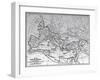 Map of the Roman Empire from 17Th Century Engraving-null-Framed Giclee Print