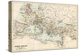 Map of the Roman Empire in the Third Century-null-Stretched Canvas