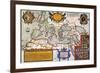 Map Of The Roman Empire-Abraham Oertel-Framed Giclee Print