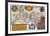 Map Of The Roman Empire-Abraham Oertel-Framed Giclee Print