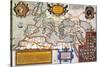 Map Of The Roman Empire-Abraham Oertel-Stretched Canvas