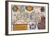 Map Of The Roman Empire-Abraham Oertel-Framed Giclee Print