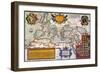 Map Of The Roman Empire-Abraham Oertel-Framed Giclee Print