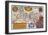 Map Of The Roman Empire-Abraham Oertel-Framed Giclee Print