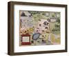 Map of the Russian Empire in the Sixteenth Century, Copy of an Original of 1571-Abraham Ortelius-Framed Giclee Print