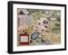 Map of the Russian Empire in the Sixteenth Century, Copy of an Original of 1571-Abraham Ortelius-Framed Giclee Print