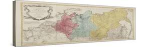 Map of the Russian Empire-Tobias Conrad Lotter-Stretched Canvas