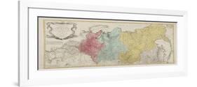 Map of the Russian Empire-Tobias Conrad Lotter-Framed Giclee Print