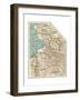 Map of the Salt Lake City-Encyclopaedia Britannica-Framed Giclee Print