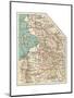 Map of the Salt Lake City-Encyclopaedia Britannica-Mounted Premium Giclee Print