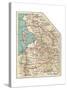 Map of the Salt Lake City-Encyclopaedia Britannica-Stretched Canvas