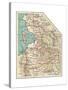 Map of the Salt Lake City-Encyclopaedia Britannica-Stretched Canvas