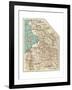 Map of the Salt Lake City-Encyclopaedia Britannica-Framed Giclee Print