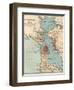 Map of the San Francisco Bay Area (C. 1900), Maps-Encyclopaedia Britannica-Framed Art Print