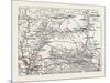 Map of the Seat of War, Egypt, 1882-null-Mounted Giclee Print