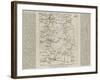 Map of the Shipka Pass over the Balkans-null-Framed Giclee Print