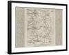 Map of the Shipka Pass over the Balkans-null-Framed Giclee Print