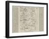 Map of the Shipka Pass over the Balkans-null-Framed Giclee Print