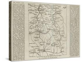 Map of the Shipka Pass over the Balkans-null-Stretched Canvas