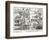 Map of the Siege of Malta in 1565-null-Framed Giclee Print