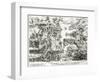 Map of the Siege of Malta in 1565-null-Framed Giclee Print