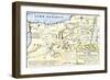 Map of the Six Iroquois Nations in Pennsylvania and New York, 1771-null-Framed Giclee Print