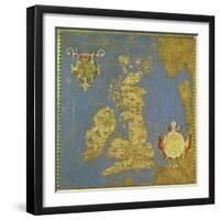 Map of the Sixteenth Century British Isles, from the "Sala Delle Carte Geografiche"-Stefano And Danti Bonsignori-Framed Giclee Print