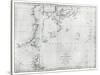 Map of the South China Sea, from the Itinerary of La Perouse, 1787-null-Stretched Canvas