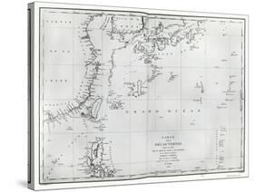 Map of the South China Sea, from the Itinerary of La Perouse, 1787-null-Stretched Canvas