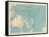 Map of the South Pacific Ocean-Unknown-Framed Stretched Canvas
