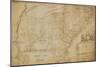 Map of the Southeastern Part of North America, 1721 (Pen and Ink and Wash on Paper)-William Hammerton-Mounted Giclee Print