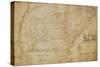 Map of the Southeastern Part of North America, 1721 (Pen and Ink and Wash on Paper)-William Hammerton-Stretched Canvas