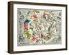 Map of the Southern Hemisphere, from The Celestial Atlas, or the Harmony of the Universe-Andreas Cellarius-Framed Giclee Print