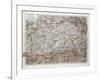 Map of the Southern Part of Bavaria, Germany, 1899-null-Framed Giclee Print