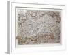 Map of the Southern Part of Bavaria, Germany, 1899-null-Framed Giclee Print