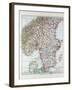 Map of the Southern Part of Norway and Sweden 1899-null-Framed Giclee Print