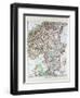 Map of the Southern Part of Norway and Sweden 1899-null-Framed Giclee Print