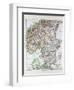Map of the Southern Part of Norway and Sweden 1899-null-Framed Giclee Print