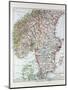 Map of the Southern Part of Norway and Sweden 1899-null-Mounted Giclee Print