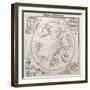 Map of the Southern Sky, Cardinal Lang Von Wellenburg Dedication, Imperial Copyright, 1515-Albrecht Dürer-Framed Giclee Print