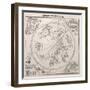 Map of the Southern Sky, Cardinal Lang Von Wellenburg Dedication, Imperial Copyright, 1515-Albrecht Dürer-Framed Giclee Print