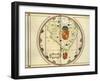 Map of the Southern tip the Americas-Fernao Vaz Dourado-Framed Giclee Print