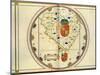 Map of the Southern tip the Americas-Fernao Vaz Dourado-Mounted Giclee Print