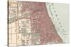 Map of the Southside of Chicago (C. 1900), Maps-Encyclopaedia Britannica-Stretched Canvas